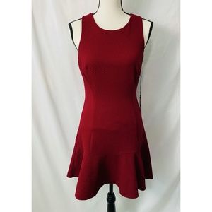 AstrThe Label  Dark Wine Fit and Flare, A-Line Dress, Sleeveless, Midi, NWT